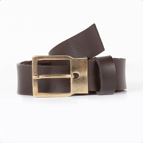 Cinto Feminino Quadrado Marrom