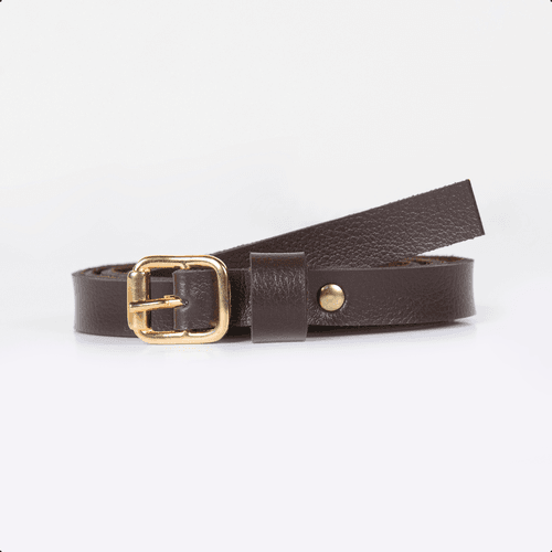 Cinto Feminino Fino Marrom