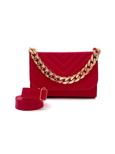 Bolsa Corrente Grossa Vermelha
