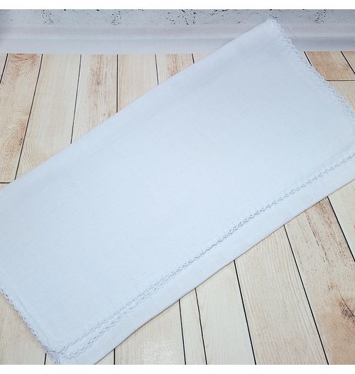 Fralda Passeio 80x80cm Quadriculada PREMIUM com picueta branca - (unidade)