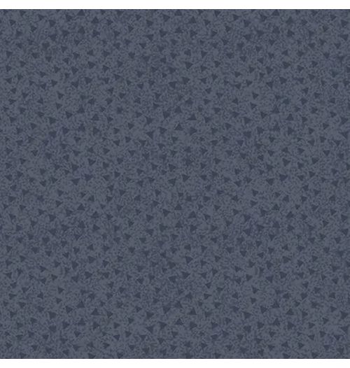 Tecido Tricoline Mini Triângulo Azul Marinho