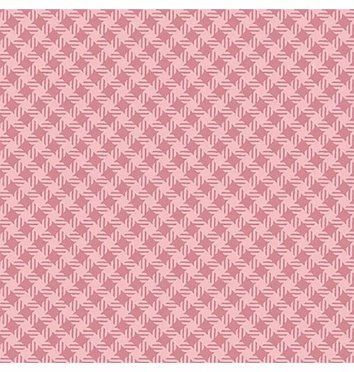 Tecido Tricoline Quadradinho Rosa