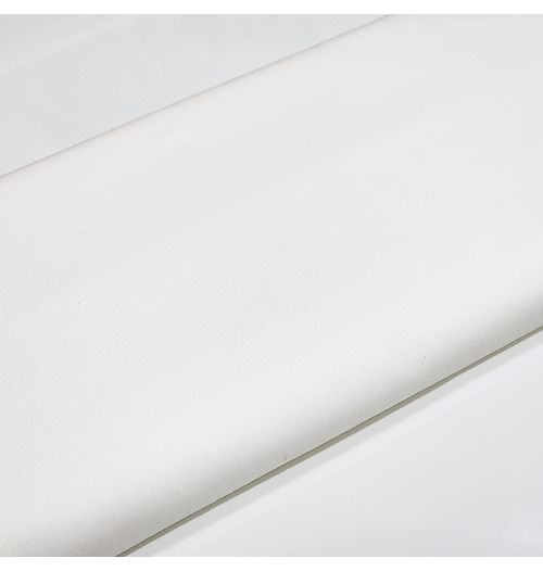 Tecido Tricoline 100% algodão Pele Boneca - Off White