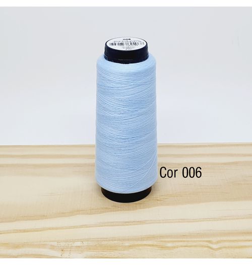 Linha para costura Resistente 2000j - cor 006 (azul bebê)