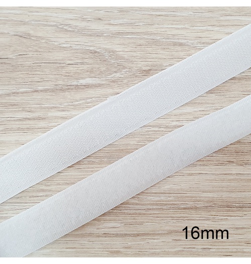 Velcro de costura branco 16mm - (metro)