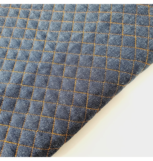 Jeans Matelassado Tradicional Reto (1,00mt x 0,75cm) - Linha caramelo