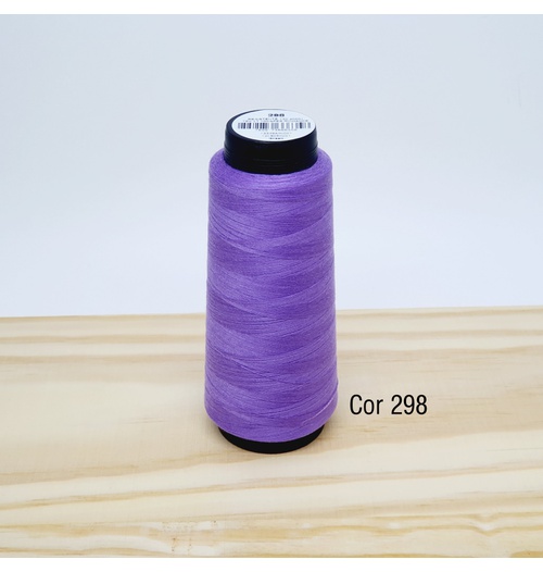 Linha para costura Resistente 2000j - cor 298 (lilás escuro)