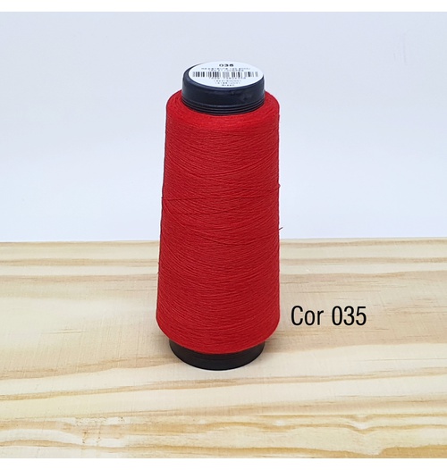Linha para costura Resistente 2000j - cor 035 (vermelho)