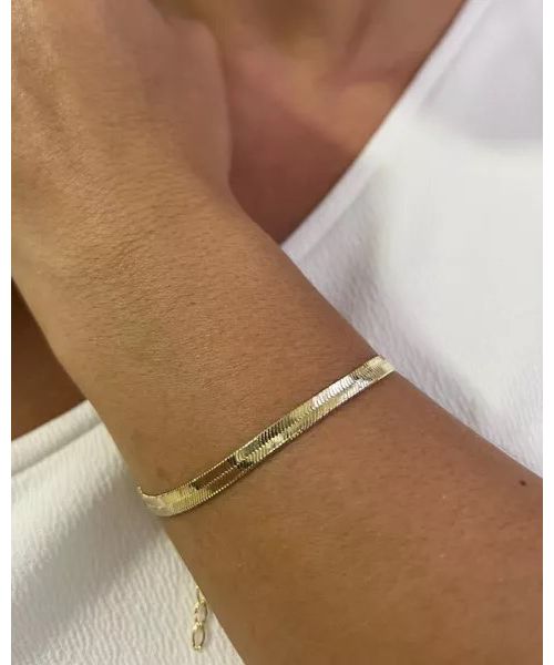 PULSEIRA FITA BANHADO A OURO - Dri Ferreira Semi Joias