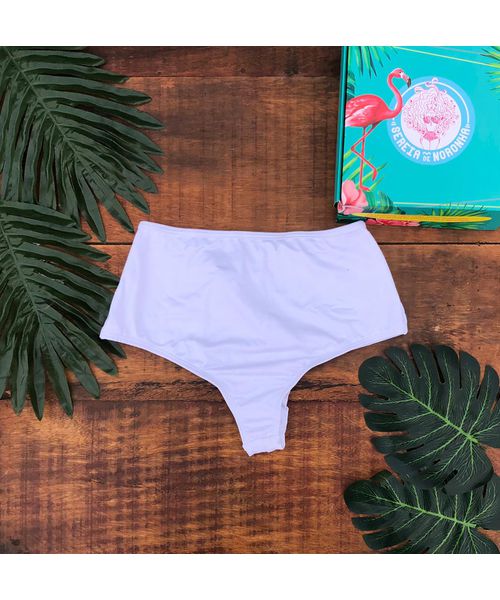 Calcinha Branca Hotpant