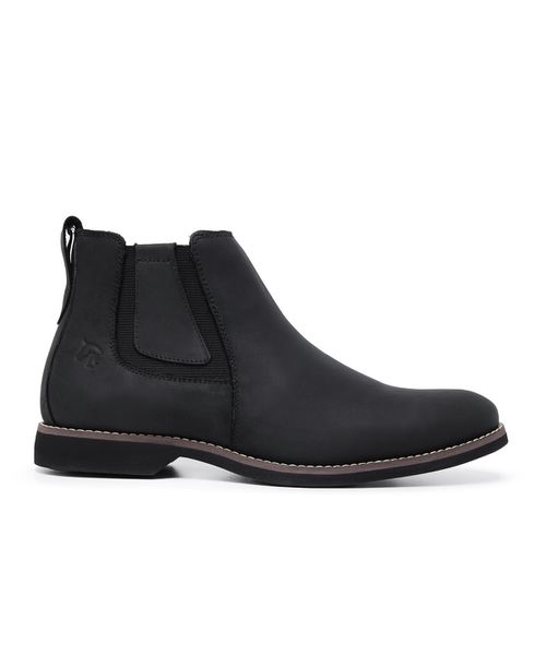 Botina 7002 - Crazy Horse Preto - ZEBOTINA