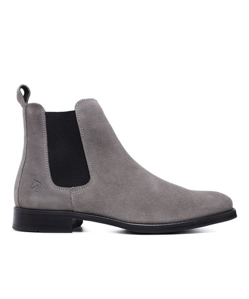 Bota Chelsea Clássica 7100 - Camurça Chumbo - ZEBOTINA