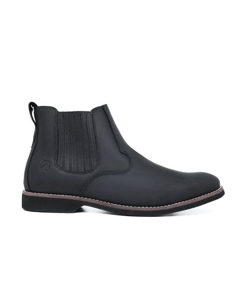 Botina 7005 - Crazy Horse Preto - ZEBOTINA