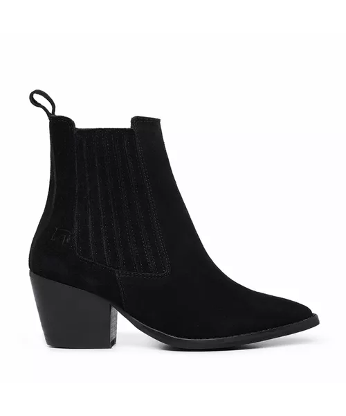 Bota Western Texana 6100 - Camurça Preto - ZEBOTINA
