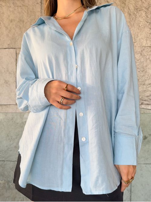 Camisa Tayla Azul - AMARI BRAND