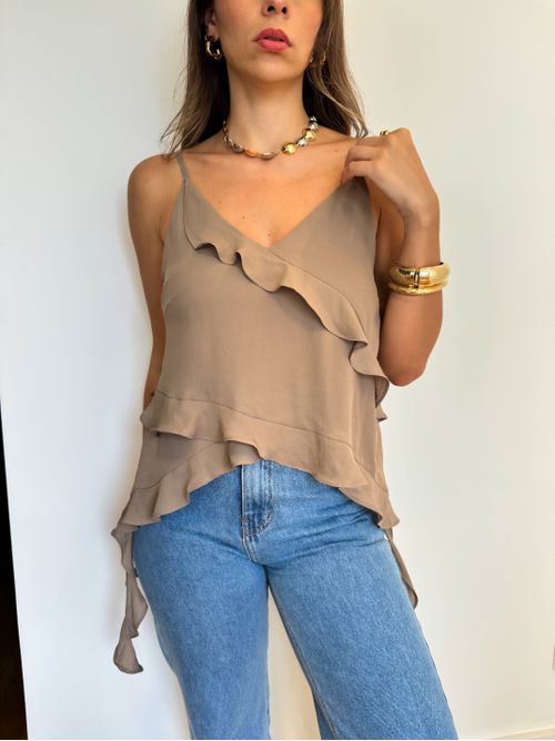 Blusa Clarissa babados - AMARI BRAND
