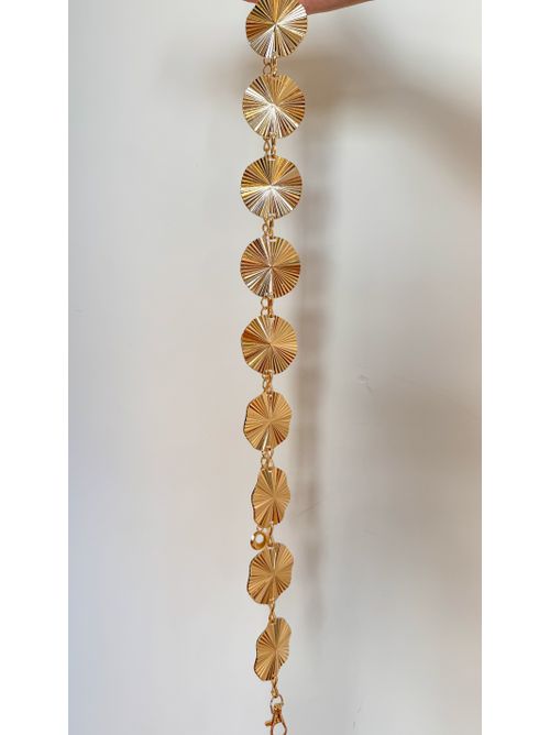 Cinto Aysha corrente - dourado - AMARI BRAND