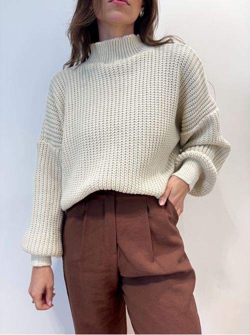 Blusa de Tricot Neiva - Areia - AMARI BRAND
