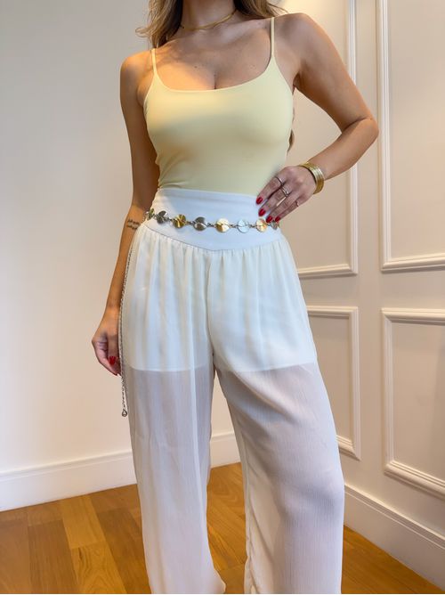 Cinto Samia corrente - mesclado prata e dourado - AMARI BRAND