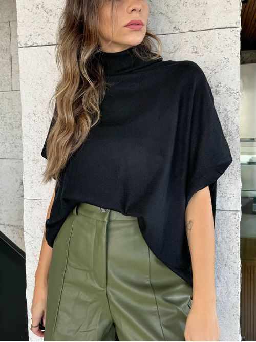 Blusa de Tricot Mariele - Preto - AMARI BRAND