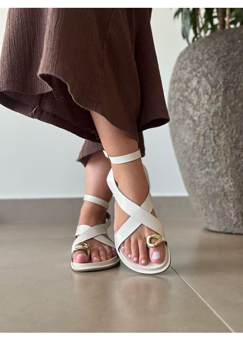 Papete Luna Off White - Donna Clô