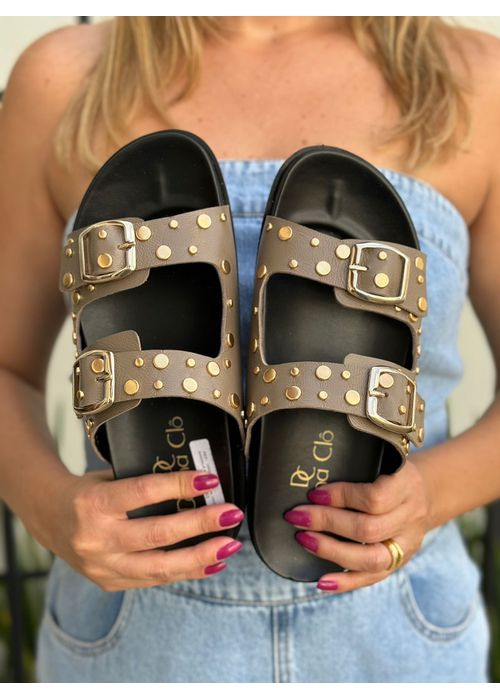 Sandália Papete Fivelas Fendi - Donna Clô