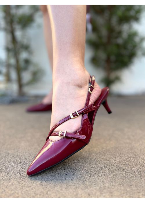 Scarpin Chanel Verniz Cherry Donna Clô - Donna Clô