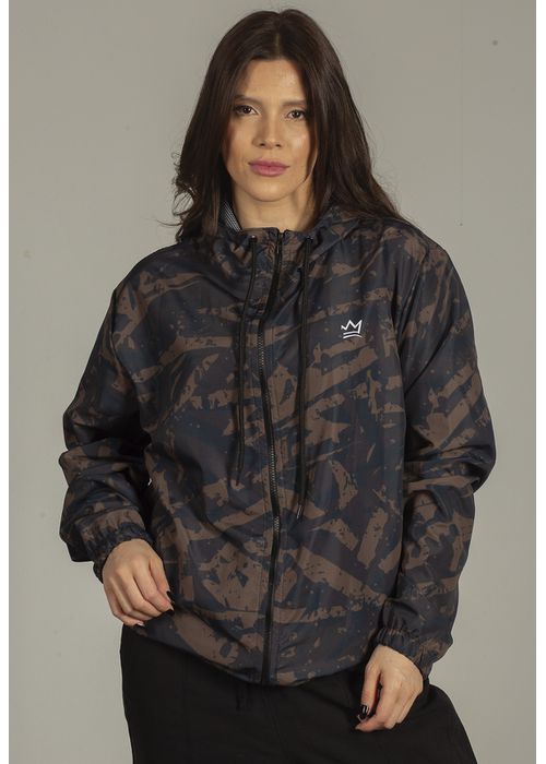 Jaqueta Corta Vento Feminina Classic Camuflado Gro... - DULK