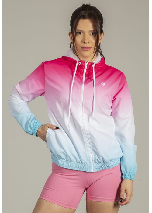 Jaqueta Corta Vento Feminina Classic Sublimado Cle... - DULK