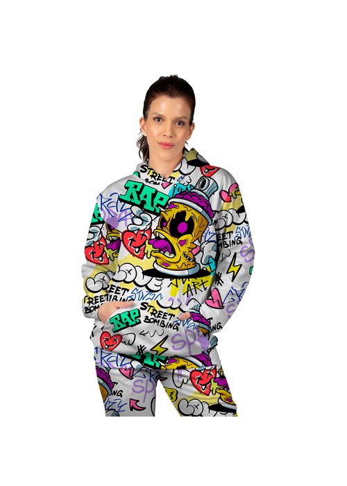 Conjunto Moletom Rap Feminino Dulk - DULK