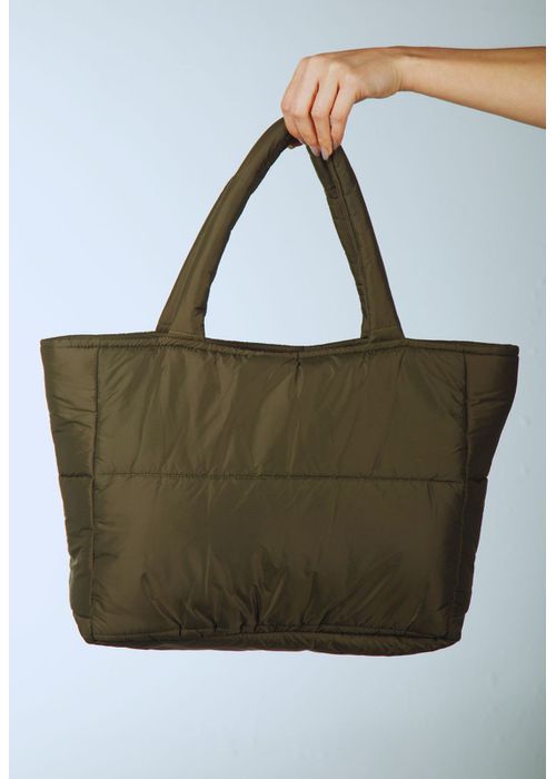 Bolsa Puffer Média Verde - DULK