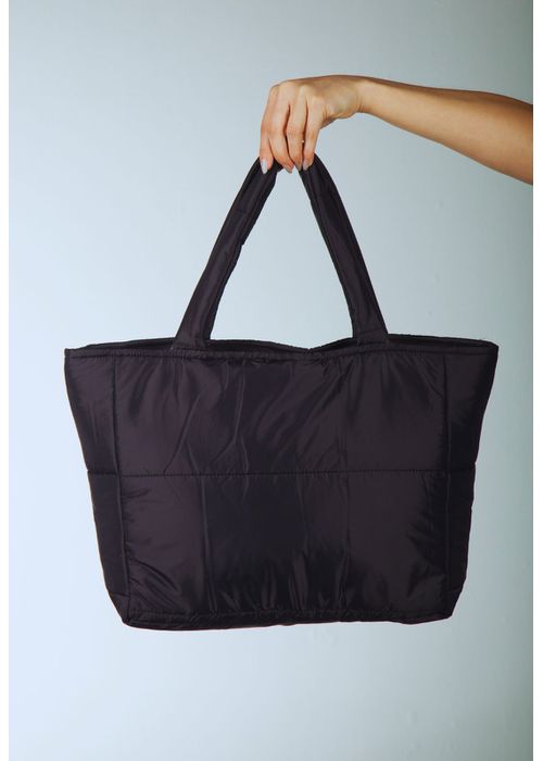 Bolsa Puffer Média Preta - DULK