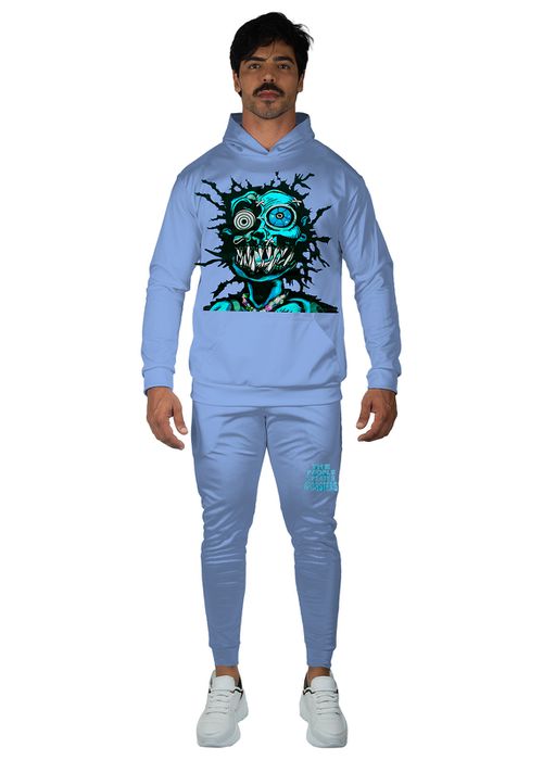 Conjunto Moletom Zumbi Azul Dulk - DULK