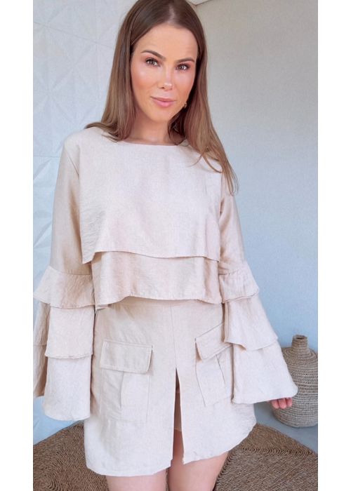 Conjunto Marina Bege - LUCIELENA LARA