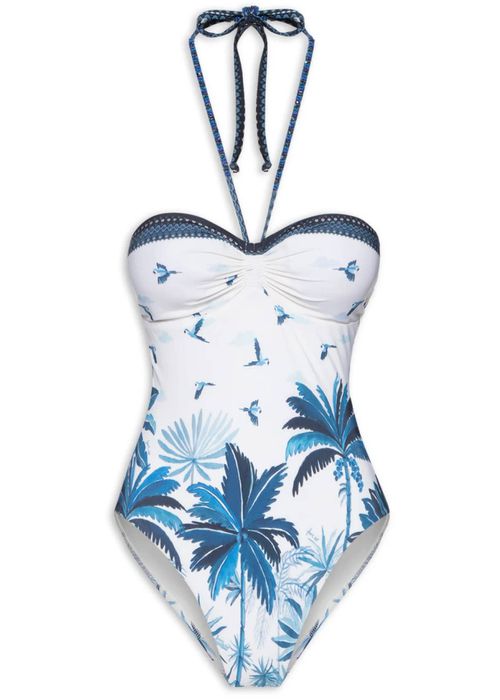 Maio Artesanal Localizado Céu Tropical Estampado - LUCIELENA LARA