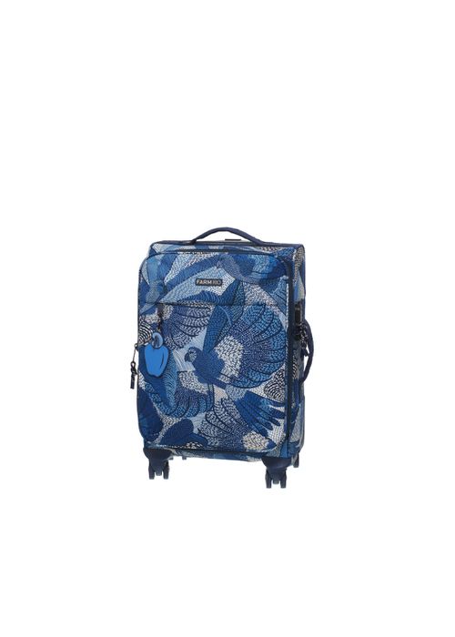 Mala Farm Me Leva Tecido P Dotted Macaws Estampado - LUCIELENA LARA