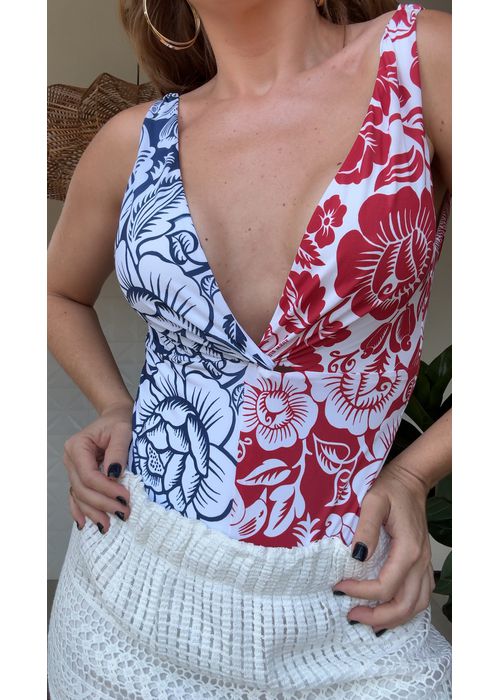 Maio Noite De Passaro Estampado - LUCIELENA LARA