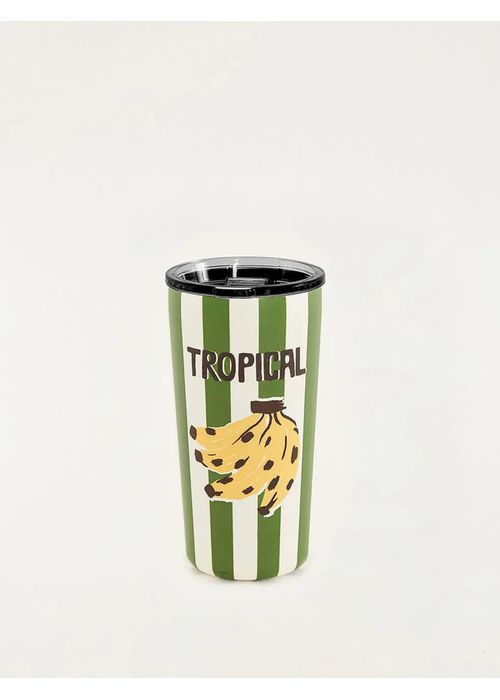 Copo Banana Tropical 500ml Estampado - LUCIELENA LARA