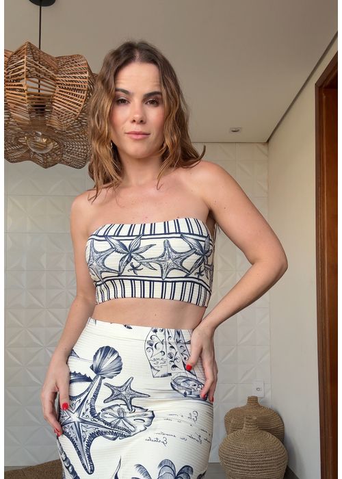Top Reto Double Aventureiro Estampado - LUCIELENA LARA