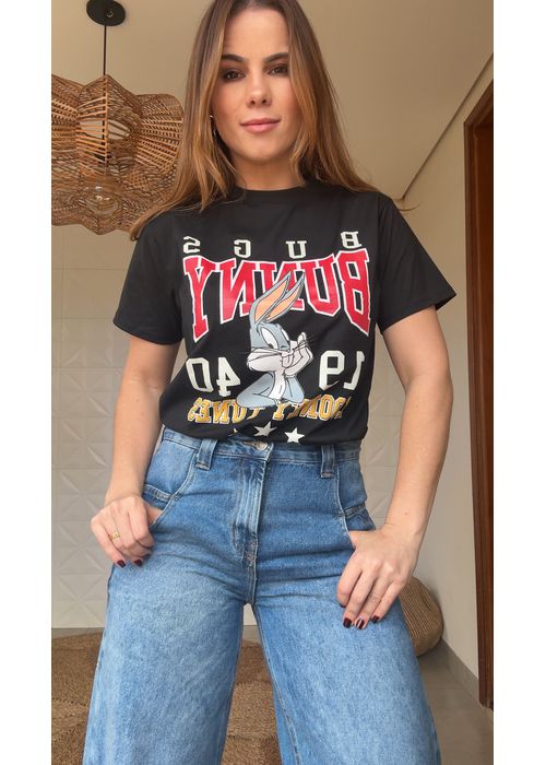 Tshirt Pernalonga Preto - LUCIELENA LARA