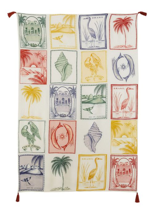 Canga Brasil Vintage Estampado - LUCIELENA LARA
