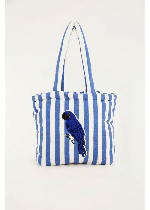 Bolsa Solzão Arara Listrada Estampado - LUCIELENA LARA