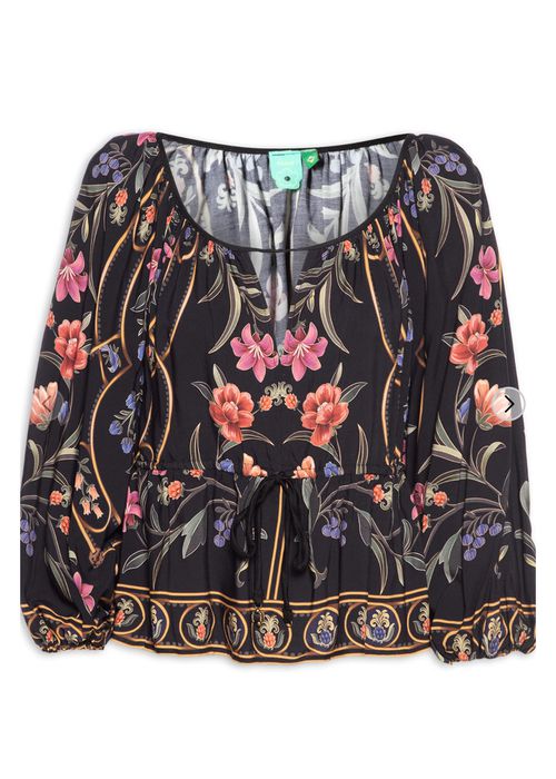 Bata Floral Belle Estampado - LUCIELENA LARA