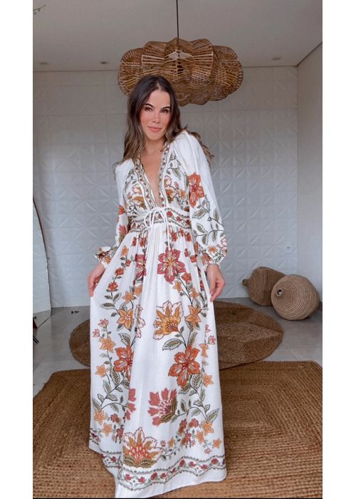 Vestido Floral Juliana Estampado - LUCIELENA LARA