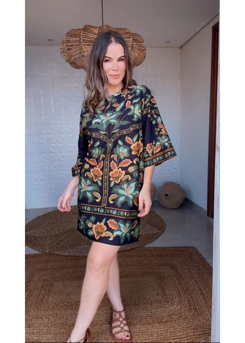 Vestido Tshirt Big Marcelle Estampado - LUCIELENA LARA