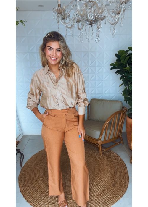 Calça Juliana Marrom - LUCIELENA LARA