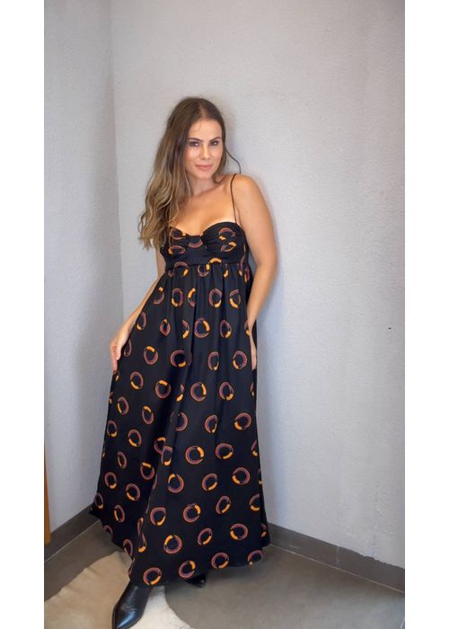 Vestido Tuca Poa Estampado - LUCIELENA LARA