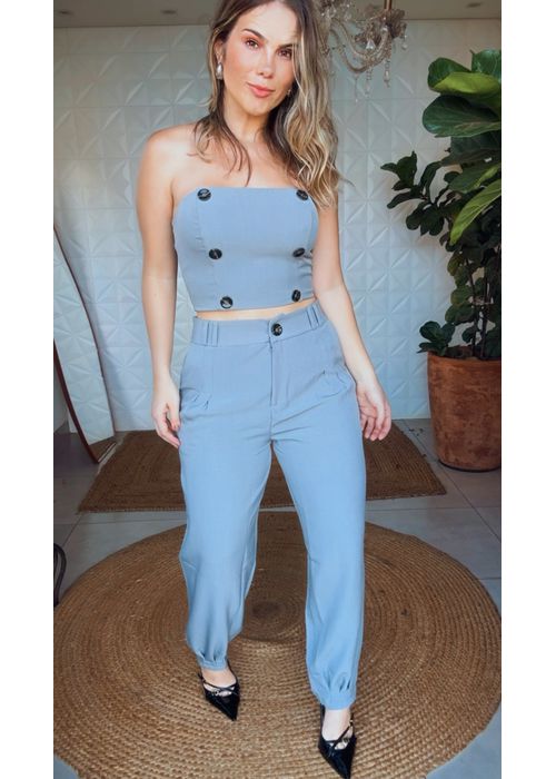 Conjunto Malu Cinza - LUCIELENA LARA