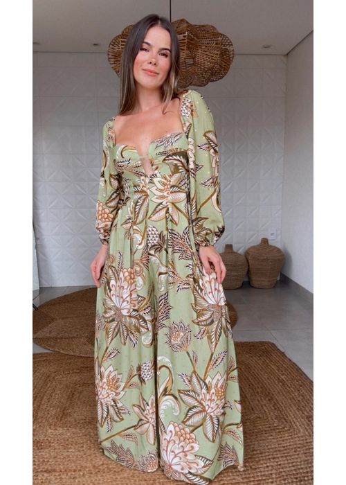 Macacão Floral Delhi Estampado - LUCIELENA LARA