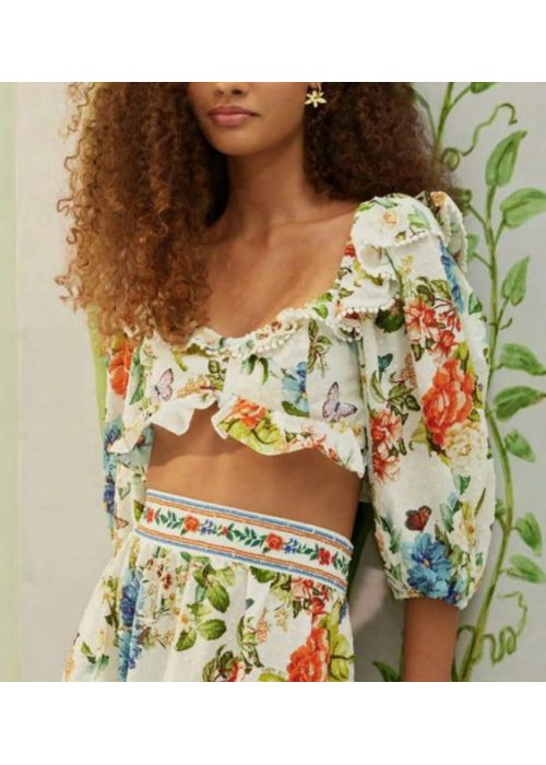 Blusa Punto Estampado - LUCIELENA LARA